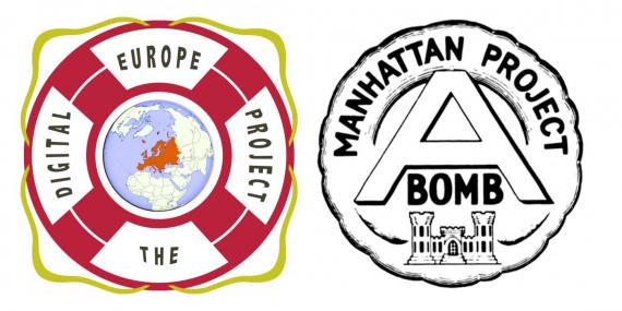 Logos The Digital Europe Project versus Manhattan Project